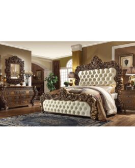 Royale Luxury Designer Bedroom Set P546 (Bed, Bedside, Dressing Table)