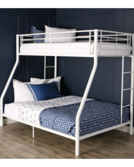 MS White Bunk Bed Without Mattress BBS005