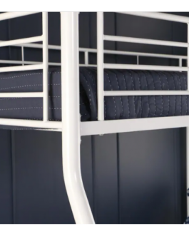 MS White Bunk Bed Without Mattress BBS005