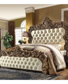 Royale Luxury Designer Bedroom Set P546 (Bed, Bedside, Dressing Table)